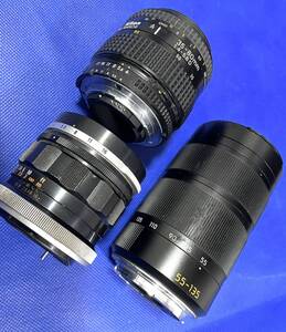 nikon 35 80mm 1:4 5.6 D Leica APO-Vario-Elmar-T 55-135mm F3.5-4.5　Asph　canon fl 35mm 1:2.5 ライカ　ニコン　キャノン　