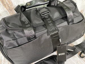 HUGO BOSS　 ボストンバッグ　ハンドバッグ　 ショルダー　スポーツバッグ　 2way　大容量　 ブラック