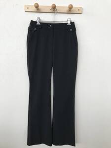 TRUSSARDI GOLF トラサルディ ゴルフ レディースパンツ サイドメッシュ仕様 ブラック 良品 size 40