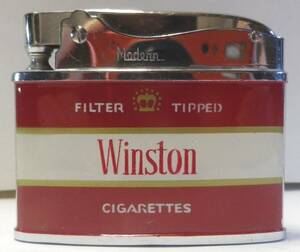 40’アンティーク 『WINSTON TABACO ノベルティ　未使用 BOX レア』 