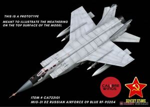 MiG31DZ フォックスハウンド ロシア空軍 Blue 09 RF95204 (完成品飛行機) Calibre Wings(カリバーウイングス) 1/72