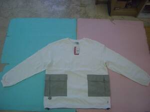 C5228-169♪【60】CHUMS Heavy Weight Side Pocket L/S T サイズ=XL