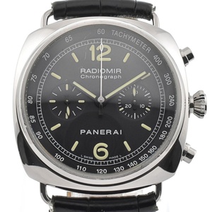 ベルト訳あり パネライ PANERAI PAM00288 ラジオミール クロノグラフ 自動巻き メンズ 箱・保証書付き L#134475