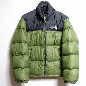 THE NORTH FACE ノースフェイス ヌプシ ダウンジャケット 700FP メンズ Mサイズ 正規品 グリーン Z3926