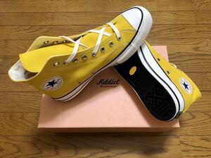 【新品 マスタード US10.5 29cm Addict CHUCK TAYLOR CANVAS HI】 converse アディクト チャックテイラー ct gold timeline all star one