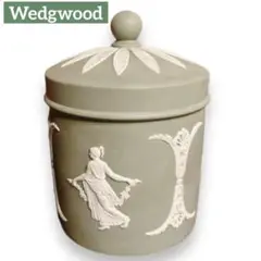 Wedgwood ウェッジウッド ジャスパー セージグリーン  キャニスター