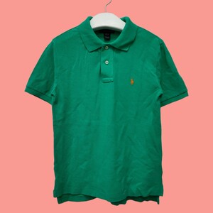 polo ralph lauren ポロラルフローレン 半袖 ポロシャツ ジュニア 緑系 春夏秋 おしゃれI-2486