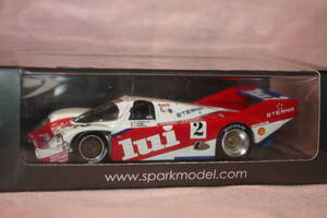 ★スパーク Car.tima別注 1/43 Porsche 962C Nurburgring 1987 #2 J.Mass/O.Larrauri Brun Motorsport ポルシェ シリアル87/250台限定