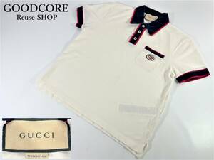 GUCCI グッチ インターロッキングG ポロシャツ トップス Sサイズ●R601288