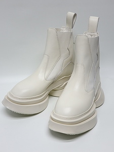 SALE30%OFF/JULIUS・ユリウス/COW SKIN FOOT WEAR1/OFF WHITE・2