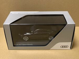 アウディ 1/43 Audi A7 スポーツバック ブラック iScale アイスケール アウディコレクション ディーラー特注