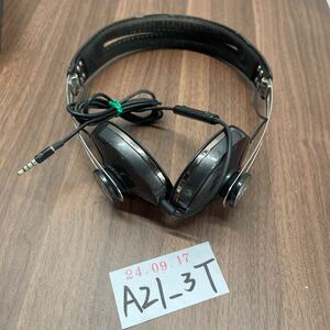 「A21_3T」Sennheiser ゼンハイザー MOMENTUM M2 OEI Black ヘッドホン ジャンク音出無し（240917）