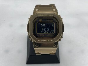 【稼働品】CASIO カシオ G-SHOCK Gショック フルメタル Bluetooth対応 タフソーラー ゴールド GMW-B5000GD-9JF 余りコマ付き