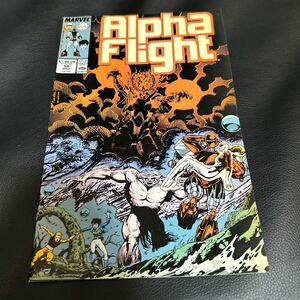 1988年　リーフ アメコミ　ALPHA FLIGHT　アルファフライト　#58 MAY MARVEL COMICS アメコミリーフ