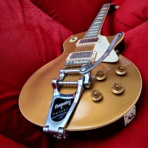 CS 1957 Les Paul Reissue Gold Top Bigsby Gibson Custom ShopHistoricCollection R7