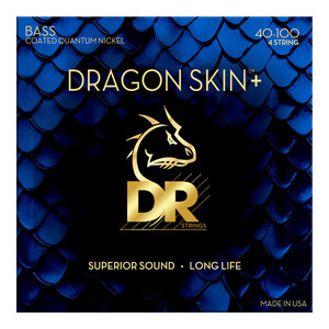 DR DRAGON SKIN＋ Quantum Nickel for Bass DBQ-40 40-100 極薄コーディング エレキベース弦