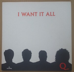 プロモオンリー QUEEN/I WANT IT ALL PARLOPHONE - QUEEN10 UK Orig 7inch + カスタム・プレスフォルダー&キット FREDDIE MERCURY 1989年