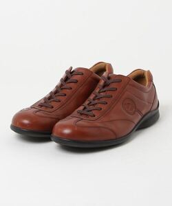 「ECCO」 ローカットスニーカー 24cm ブラウン メンズ