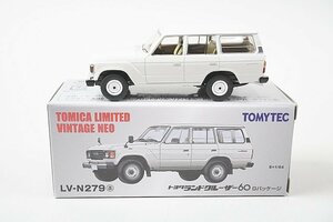 TOMICA トミカリミテッドヴィンテージネオ TLV 1/64 トヨタ ランドクルーザー60 Gパッケージ 白 LV-N279a