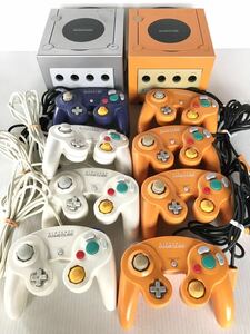 ジャンク品 任天堂 ゲームキューブ Nintendo GAMECUBE ゲーム機 本体 コントローラー まとめて オレンジ シルバー