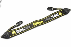 Nikon ニコン NPS プロストラップ 5代目 Nikon Professional Services 黒x黄色 20796771