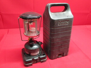 Coleman コールマン Model 229 Feather Lantern フェザーランタン ガソリンランタン ブラック ケース 付き 現状品 管理7KX0115K-A9