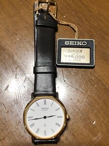 ジャンク SEIKO セイコー シャリオ 6020-6040 ８角ケース クォーツ 腕時計 不動品 ベルト劣化 希少 ヴィンテージ