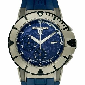 HARRY WINSTON ハリーウィンストン OCSACH44ZZ007 Ocean Sports Chronograph Zalium オーシャン