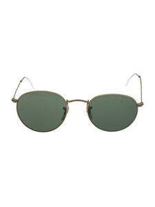 Ray-Ban◆Ray-Ban/ROUND METAL/メタル/GLD/GRN/メンズ/RB3447//