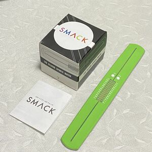 SMACK スマック　ORT　シリコンLEDウォッチ　巻きつけ時計 　グリーン　電池交換済