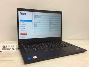 ジャンク/ LENOVO 20VJS17Y00 ThinkPad L13 Gen 2 Intel Core i5-1135G7 メモリ8 GB NVMe256GB 【G24553】