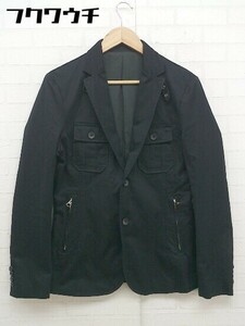 ◇ ABAHOUSE アバハウス 長袖 ジャケット サイズ3 ブラック メンズ