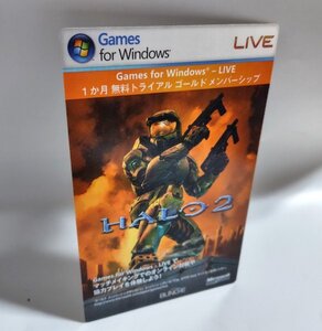 【同梱OK】 Microsoft HALO 2 ■ ヘイロー 2 ■ ゲーム ■ 1ヶ月無料トライアル ゴールドメンバーシップカード ■ ジャンク品