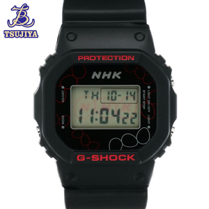 CASIO カシオ　G-SHOCK　DW-5600VT　NHKモデル　ブラック×レッド　樹脂/ステンレス/クォーツ　中古A【辻屋質店W0566】