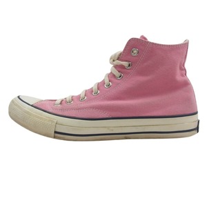 CONVERSE コンバース 1CK714 ADDICT CHUCK TAYLOR CANVAS HI チャックテイラー キャンバス ハイ アディクト ピンク スニーカー【中古】