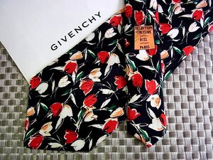 ♪1862S♪新品【花 チューリップ 植物 柄】ジバンシィ【GIVENCHY】ネクタイ