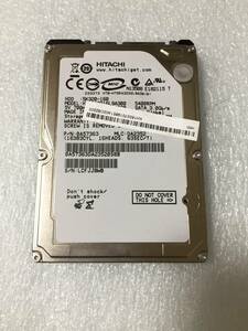 ★2943時間 Hitachi HTS543216L9A300 2.5インチHDD『正常判定』160GB