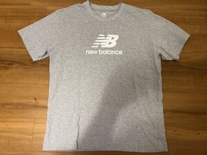 NEW BALANCE ニューバランス スタックド ロゴシャツ Tシャツ 大谷翔平 グレー XL