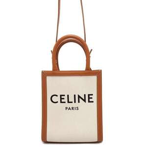 セリーヌ ハンドバッグ バーティカルカバ ミニ ロゴ 193302 CELINE 2wayバッグ 【安心保証】