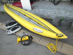 ■◆ キャプテンスタッグ AIRE tributary SAWTOOTH2　インフレータブルカヤック　 全長465cm