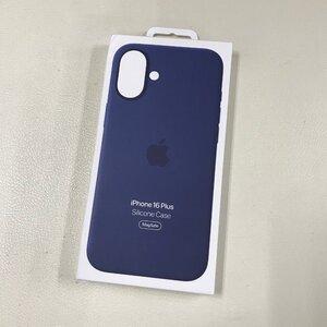 ☆新品未開封☆ Apple MagSafe対応iPhone 16 Plusシリコーンケース デニム MYYA3FE/A