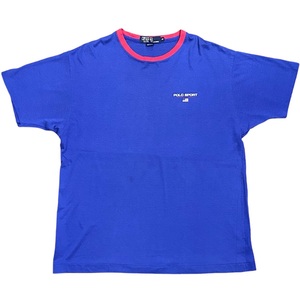 ビンテージ レア POLO SPORT ポロスポーツ ワンポイントロゴプリントTシャツ 1990年代USA製 size M オールド ラルフローレン RLX RRL