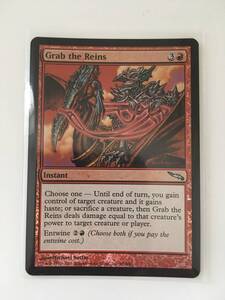 MTG　Grab the Reins/手綱取り　(MRD/ミラディン,英) 1枚(Foil)