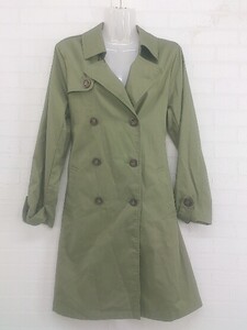 ◇ ◎ OLIVE des OLIVE オリーブ デ オリーブ 長袖 トレンチ コート サイズM カーキ レディース P