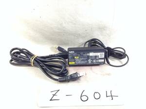 Z-604 NEC 製 A13-045N1A 仕様 20V 2.25A ノートPC用ACアダプター　即決品