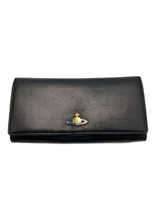 Vivienne Westwood◆ヴィヴィアンウエストウッド/長財布/レザー/BLK/レディース/1032V30V-NAP