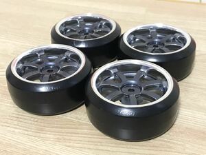 送料無料　1/10 RC926 未走行　ドリフト　タイヤホイールセット　ラジコン用　オフセット3mm DRIFT TIRE WHEELS