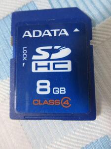 ADATA SDメモリカード SDHC 8GB Class4