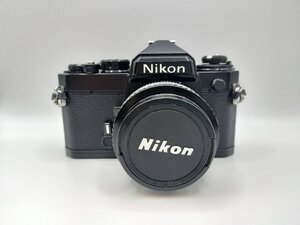 1円～ Nikon FE BLACK ブラック フィルムカメラ 一眼レフカメラ ボディ NIKKOR 50mm F1.8 現状品 J827