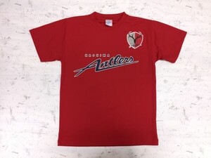 鹿島アントラーズ 小笠原満男 40番 サッカー Jリーグ 速乾 半袖Tシャツ メンズ ポリエステル100% S 赤